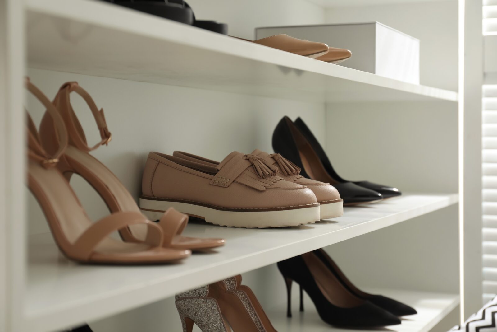 Storage,Rack,With,Stylish,Women's,Shoes,Indoors