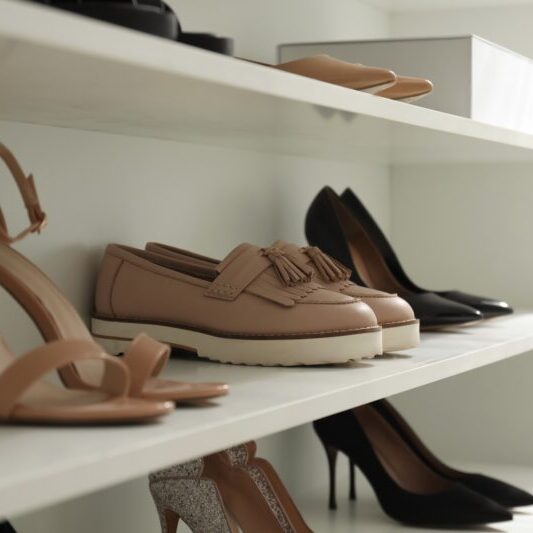 Storage,Rack,With,Stylish,Women's,Shoes,Indoors